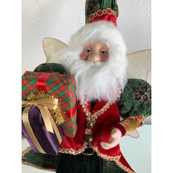 Vintage Mark Roberts Christmas Santa Bendable 22” tall  EUC - Picture 12 of 12